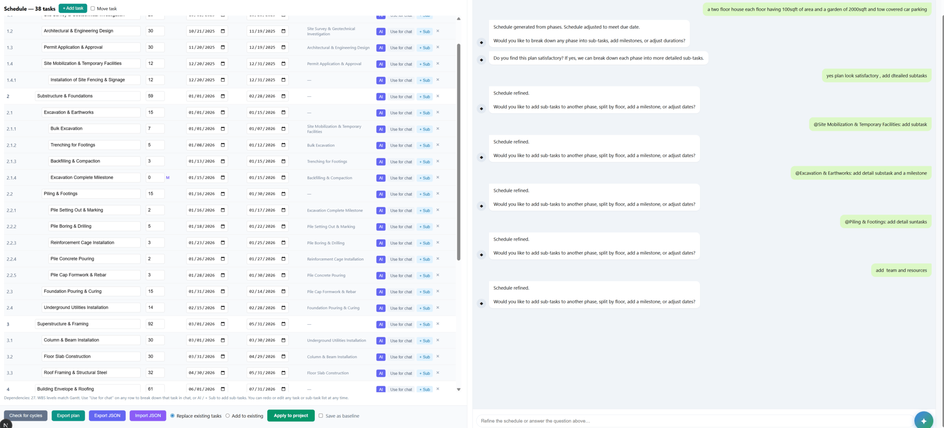 AI Project Management — Scheduling and Studio demo animation