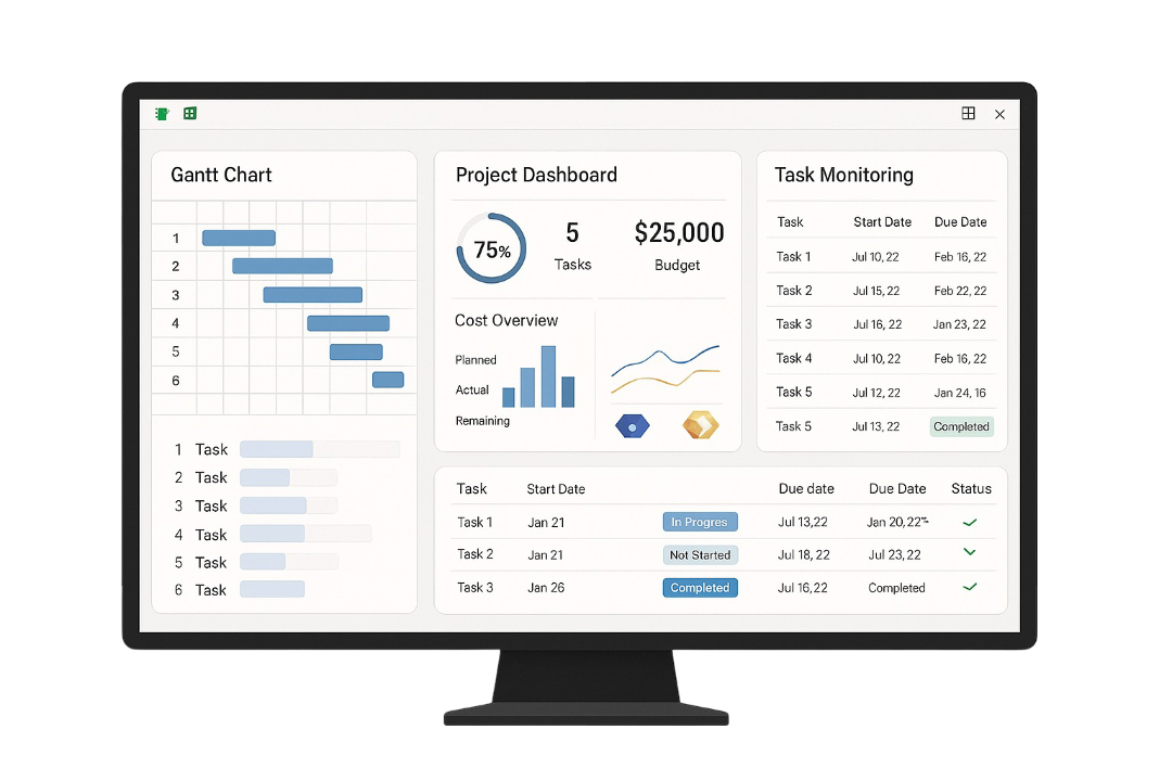Excel-Based Project Tracking Solution 